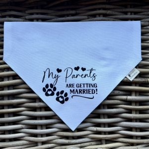 Cotton Bandana- Getting Married- Ivory