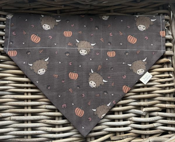 Bespoke Cotton Bandana- Autumn Moo'd