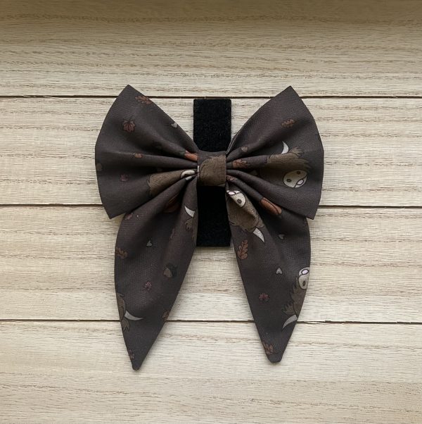 Bespoke Cotton Sailor Bow- Autumn Moo'd