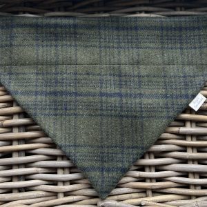 Tartan Wool Blend- Green & Blue