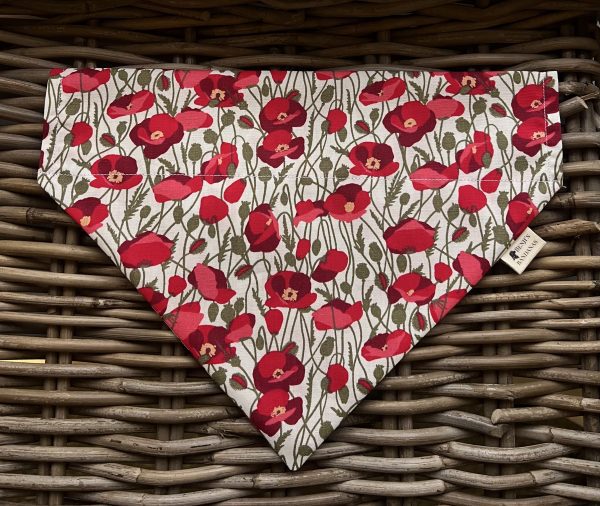 Poppy Appeal Charity Bandana- Poppy Fabric