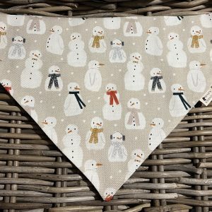 Nude Cotton Bandana- Snowmen