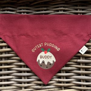Wine Cotton Bandana- Cutest Pudding