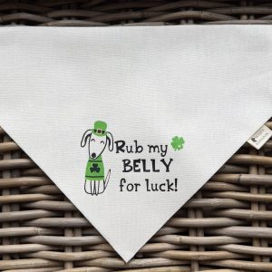 Cotton Ivory Bandana - Rub My Belly