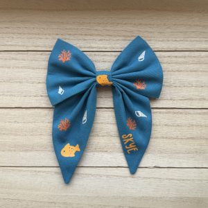 Custom Cotton Sailor Bow - Fish