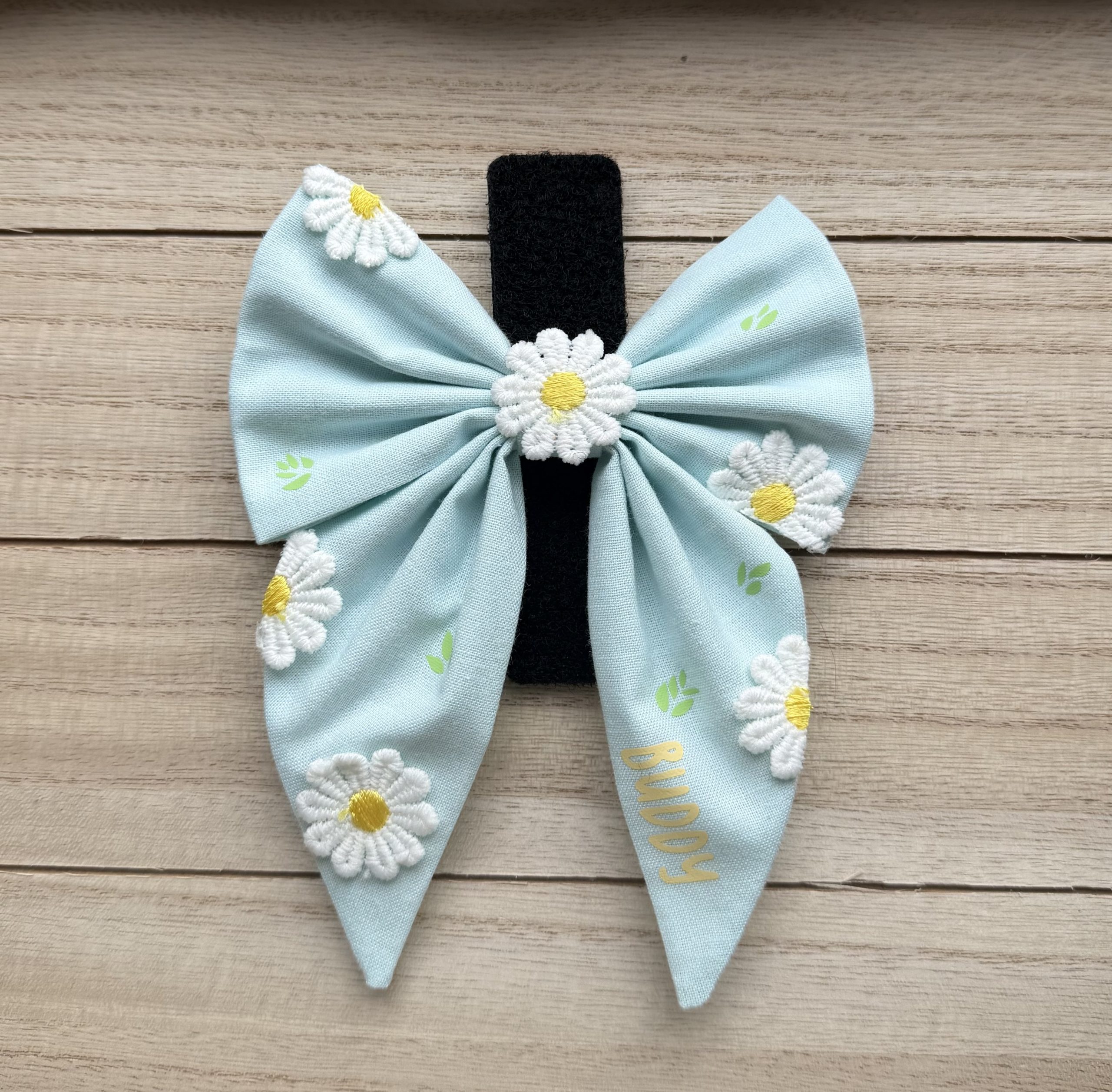 Cotton Sailor Bow - Daisies