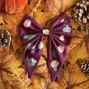 Cotton Sailor Bow - Pastel Pumpkin