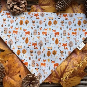 Corduroy Bandana - Autumn Fox and Friends