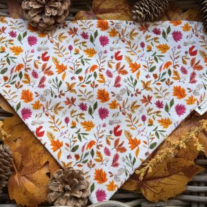 Corduroy Bandana - Vibrant Fall Leaves